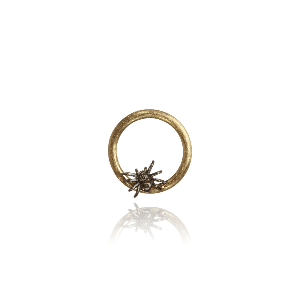 18ct Gold Spider Hoopla | Annoushka jewelley